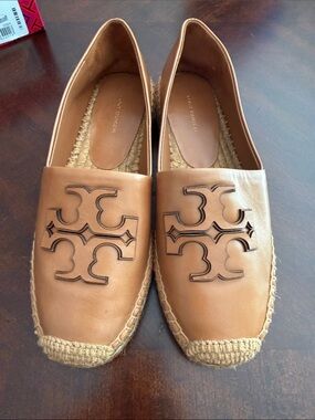 Tory Burch Tan Ines Platform Espadrille